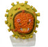 34*32cm Corona Virus Mask Scary Props Halloween Horror Ghost Helmet Latex Mask Halloween Masks